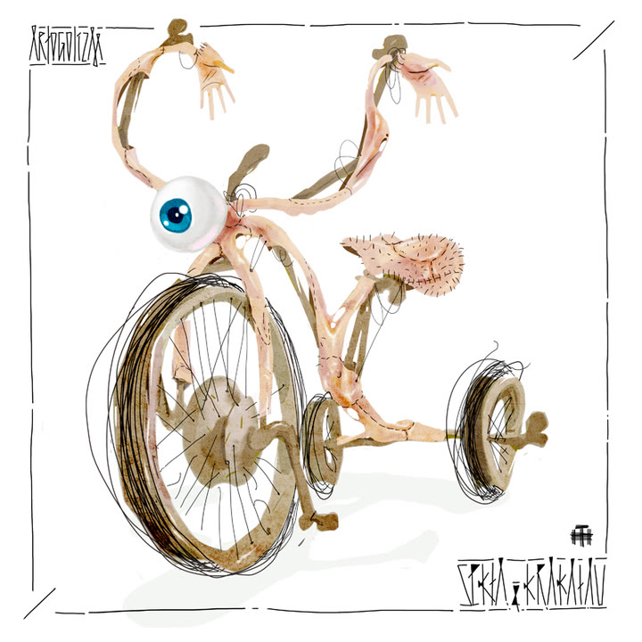 Kid bike, print for SEKTA, 2012
