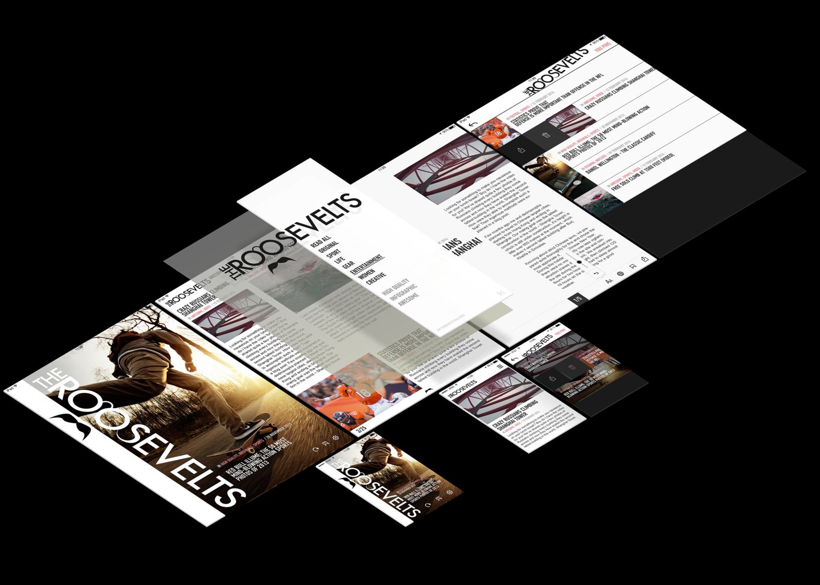 RSVLTS app screens